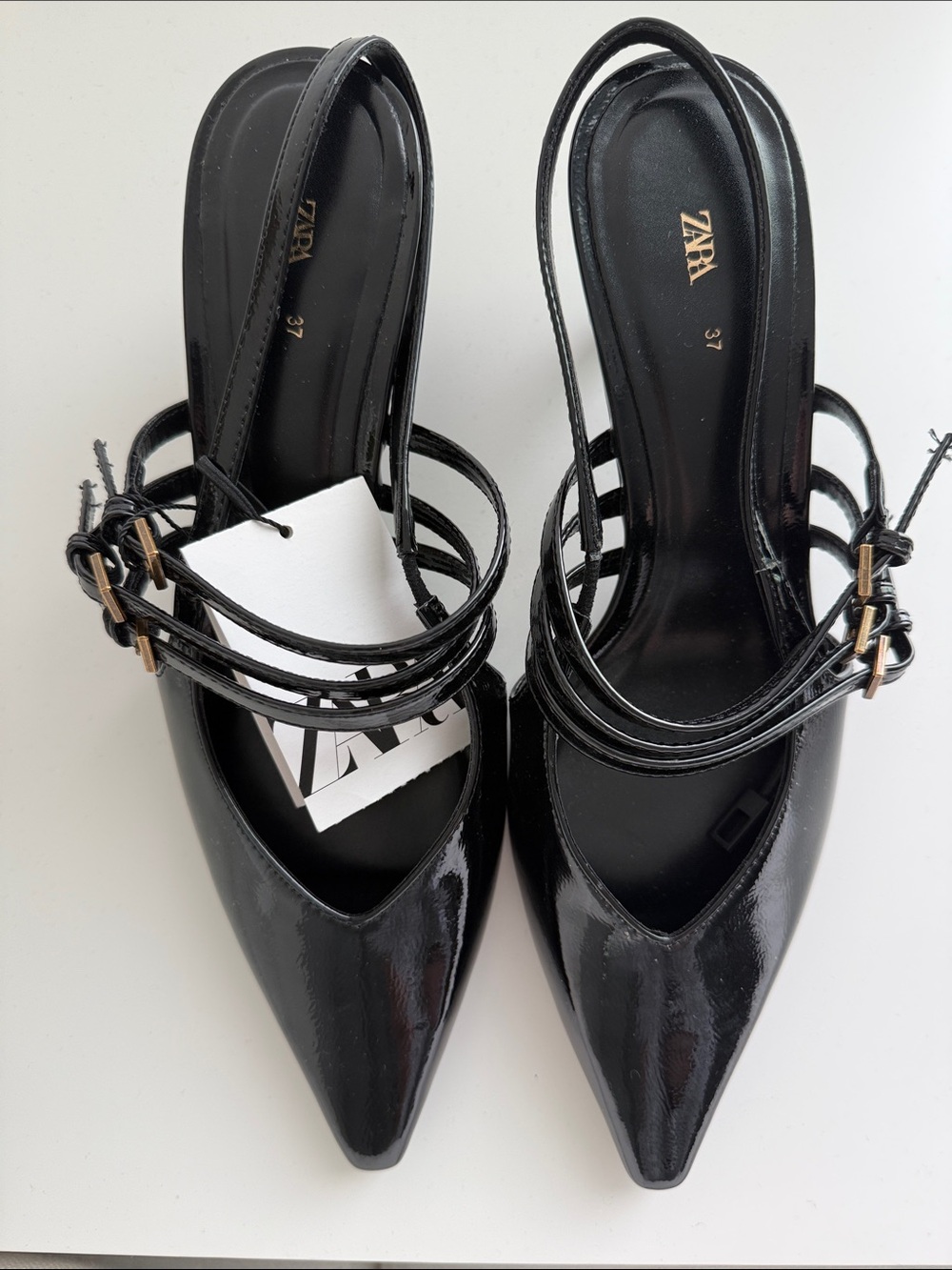 Zara black heels